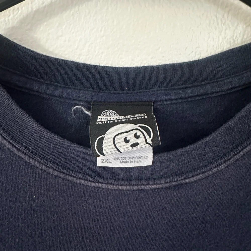STFU - Navy Blue Graphic T-Shirt - Picture 3 of 4